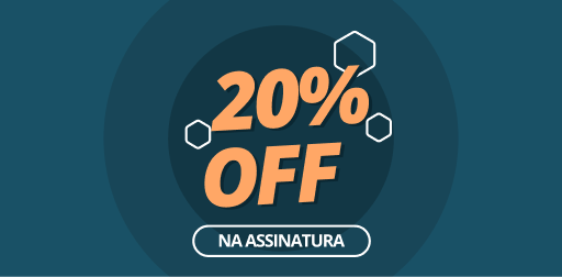 20 por cento de desconto em qualquer serviço